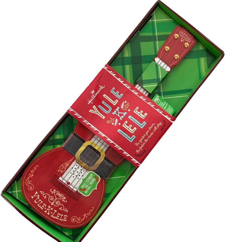 Hallmark Yule-K-Lele 2013 Plays 5 Holiday Songs At Your Fingertips. New In Box